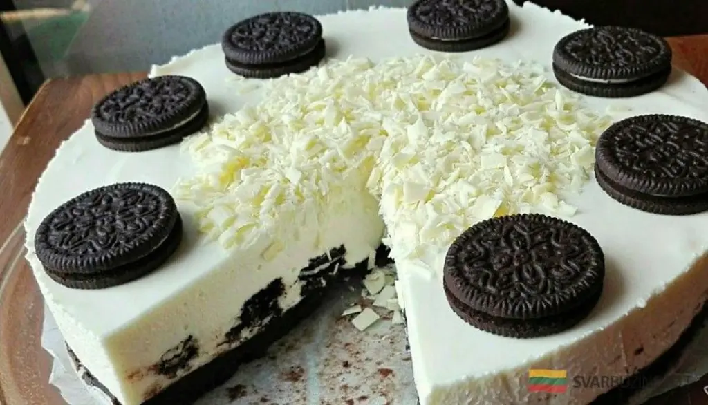 Nepečený cheesecake s Oreo a bílou čokoládou: Tajemství nadýchaného krému
