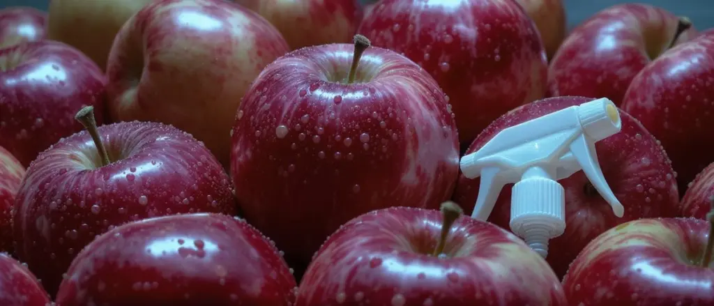 Varování pro rodiče: Až 85 % evropských jablek obsahuje směs pesticidů