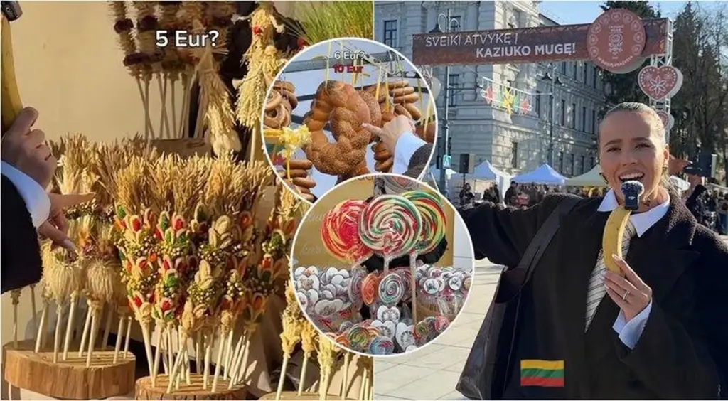 Kaziuko mugė 2024: Influencerka prozradila šokující ceny, za jeden bonbon si připravte až 25 eur